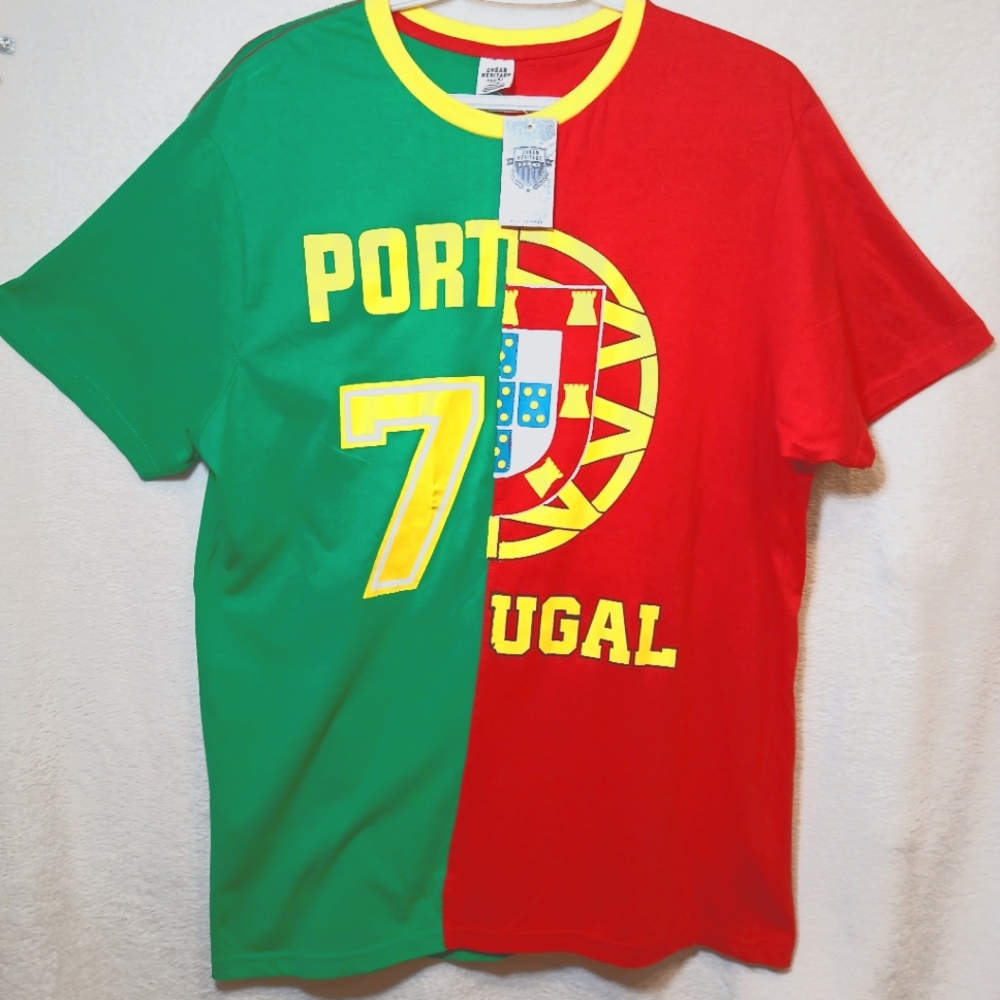 URBAN HERITAGE Portugal #7 🇵🇹 soccer ⚽️ jersey SIZE Large 💯 % Cotton